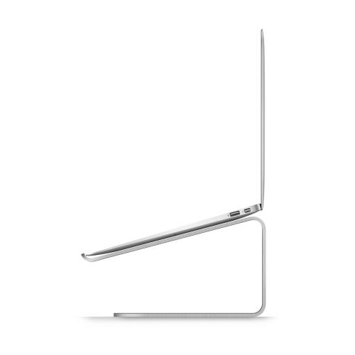 elago L2 STAND 各種 Macbook/ノートパソコン 対応 99％ ピュアアルミ スタンド シルバー