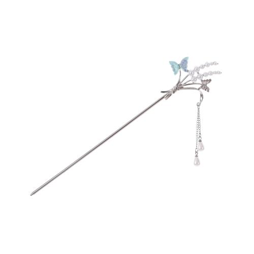 EZ PEACH かんざし スティック かんざし ヘアスティック 簪 桜 花 パール 簪パーツ 一本挿し シンプル ヘアアクセサリー 浴衣 ゆかた 和装小物 (...