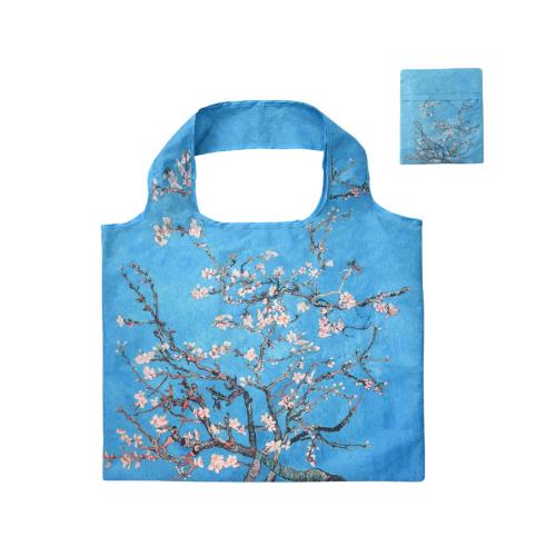[EZ PEACH] エコバッグ ゴッホ レトロ調 絵画 名画 手提げ 肩掛け 繰り返し使える 大容量 買い物バッグ..