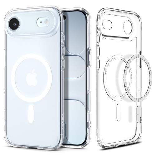 乐天商城 - Spigen 創業18年の技術力 iPhone Air ケース MagSafe対応 クリア 透明 ストラップホール 米軍MIL規格 ウルトラ・ハイブリッド・マグフィット (クリア・ホワイト) ACS10051