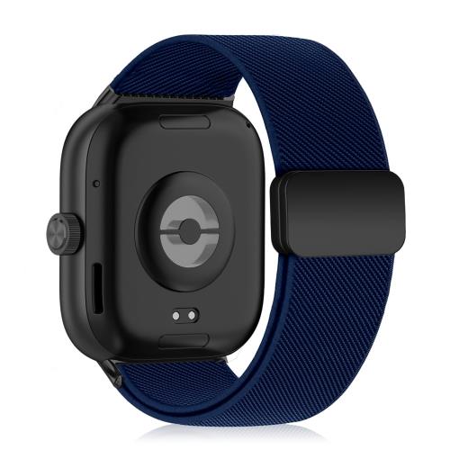 [SinRenn] 伸縮性ナイロンバンド Xiaomi Smart Band 9 Pro/8 Pro/Redmi Watch 5/4 対応 交換ベルト 柔軟 通気 レディース メンズ 磁気バックル マグネット 弾性 スマートウォッチ時計バンド スポーツ ストラップ Xiaomi Mi Band 8 Pro/9 Pro/Redmi Watch 4/5用 時計ベルト(ブ