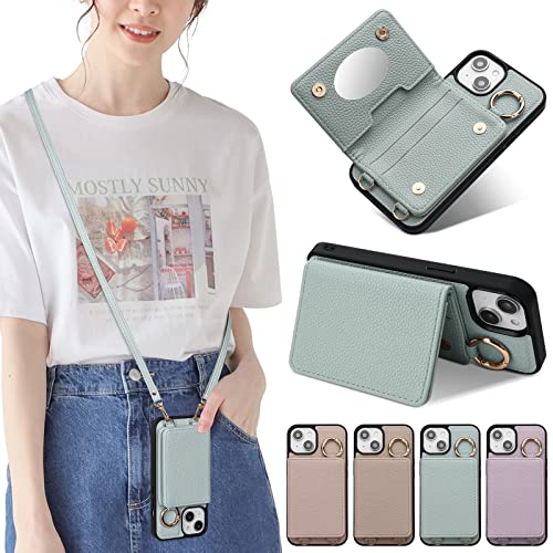 Sences iPhone 12 スマホケース iPhone 12Pro ケース 手帳型 ショルダー アイフォン 12 スマホケース 手帳型 カード収納 iPhone 12Pro 携帯ケース 手帳型 肩掛け 斜め