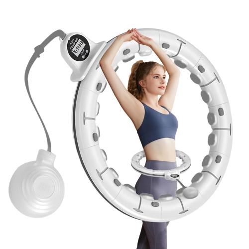 Sediven フラフープダイエット用 フラフープ 大人・子供兼用 運動器具 2025新登場 スマートフラフープ 組み立て式 フラフープ フィットネスフープ エクササイズ ダイエット器具 サイズ調整可能 直径約65~110CM （2.2kg、パープル）