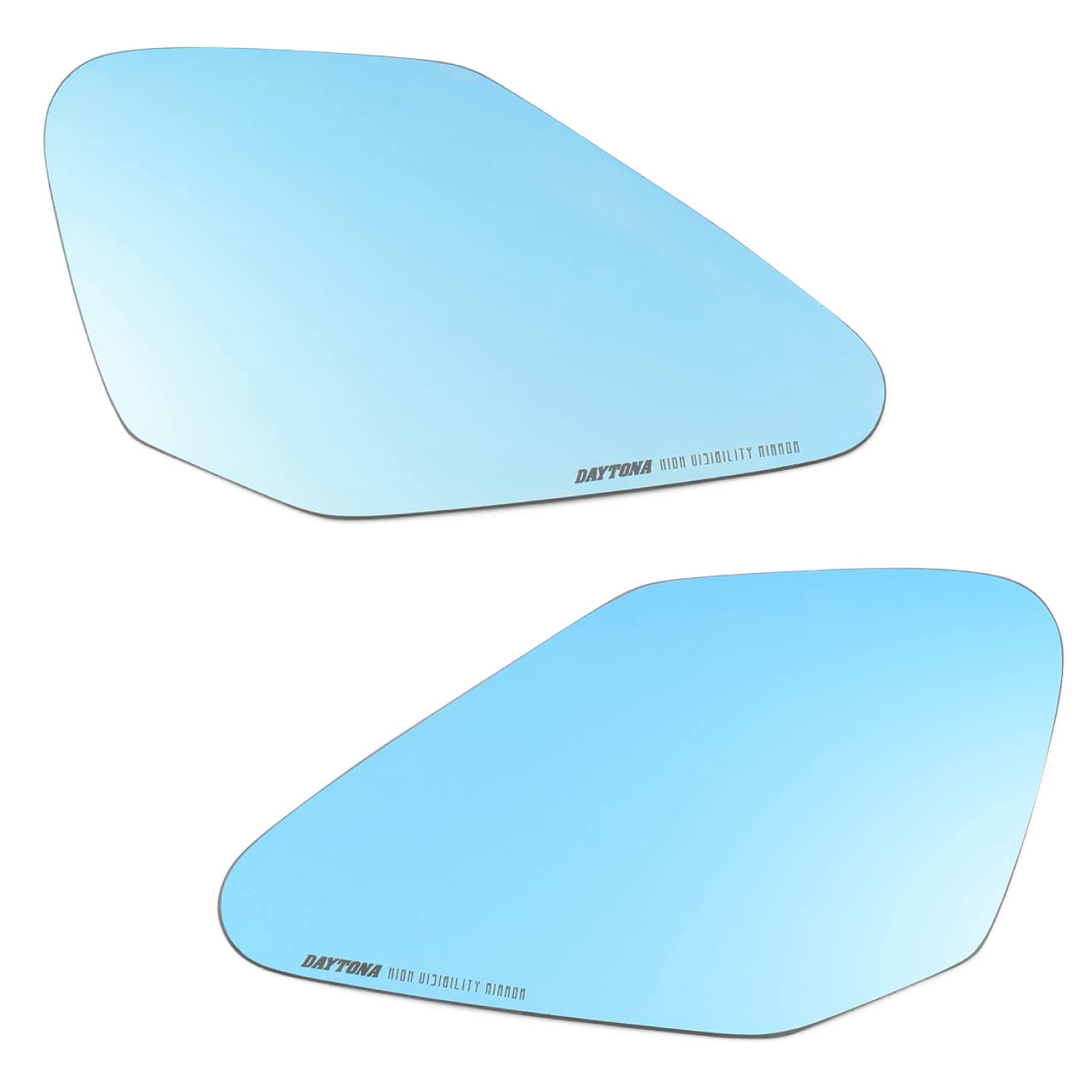 デイトナ(Daytona) ハイビジミラー バイク用 ミラー 貼り付けタイプ Ninja ZX-25Rなど 広角 防眩 眩しさ軽減 KAWASAKI1 ブルー 29709