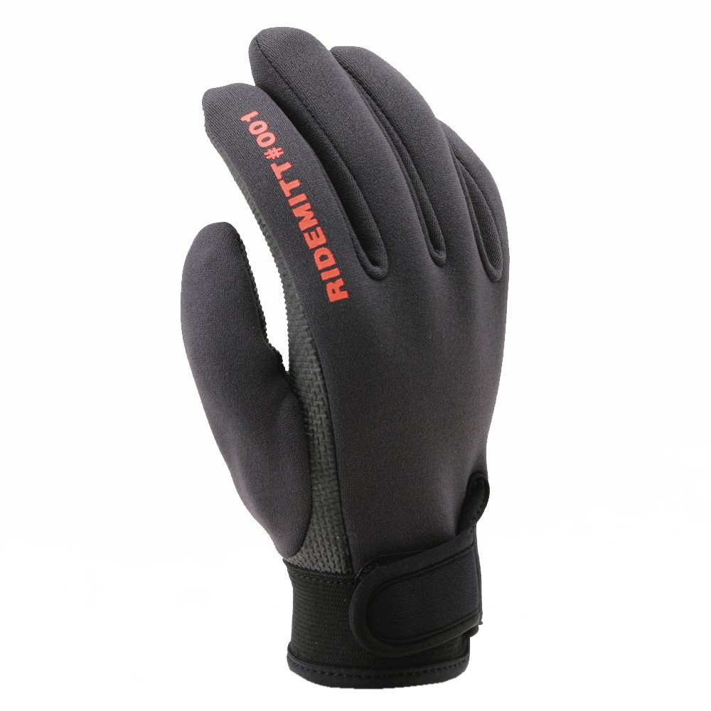 デイトナ(Daytona) RIDEMITT(ライドミット) バイク用 グローブ 春夏秋 ネオプレン シャークスキングローブ 001 グレー Sサイズ 67988