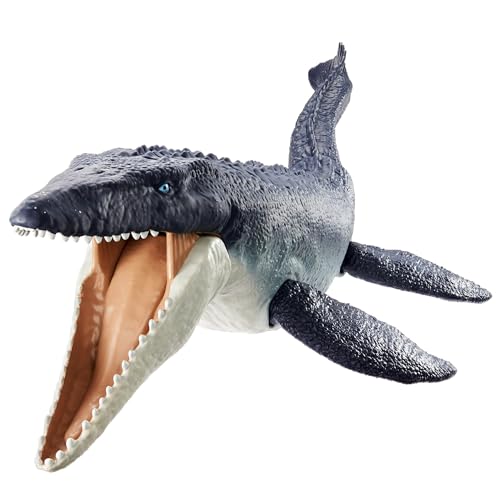 マテル(MATTEL) ジュラシックワールド(JURASSIC WORLD) 海の覇者! モササウルス 全長:約75cm恐竜 おもちゃ4才~プレゼント HNJ56