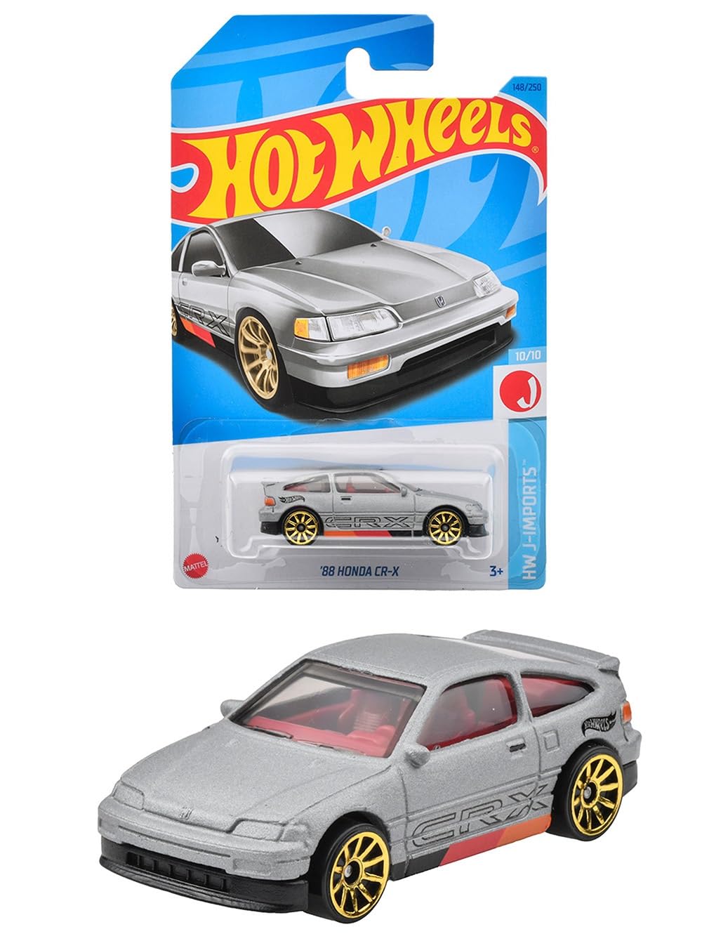 ホットウィール(Hot Wheels) ベーシックカー '88 ホンダ CR-X 3才~ HNK13