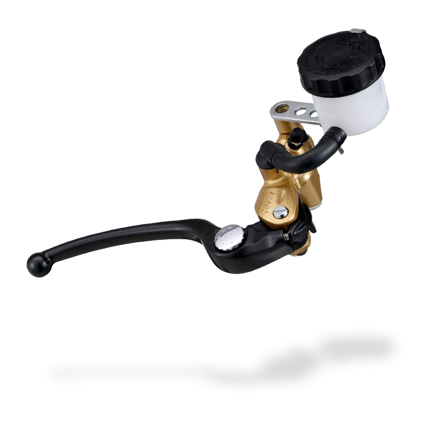 デイトナ(Daytona) NISSIN(ニッシン) バイク用 ラジアル ブレーキマスターシリンダー 縦型 φ17 (横型 14mm相当) ゴールドボディ/ブラックレバー 79889