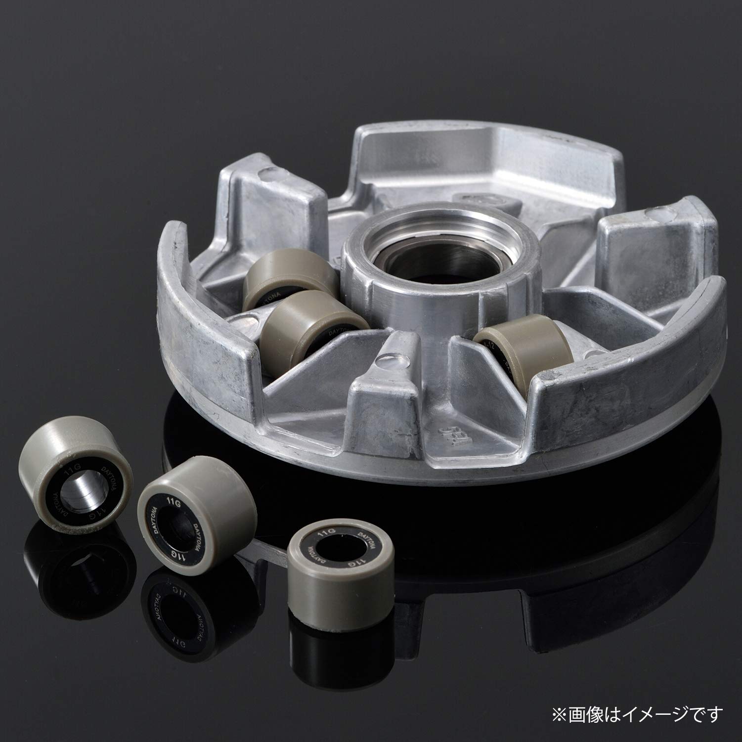 デイトナ(Daytona) バイク用 DWR ウエイトローラー φ15×12mm 7.0g 方向指定なし 3個セット 90455 3