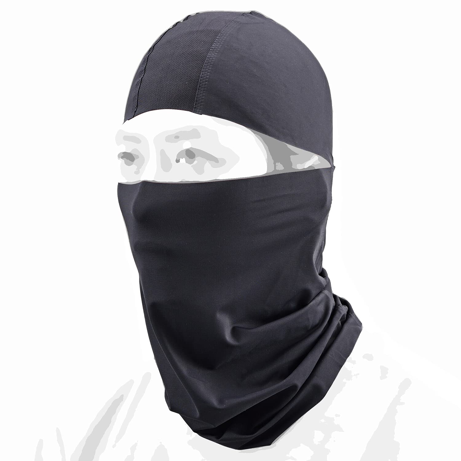 デイトナ(Daytona) バイク用 ヘルメット インナー フェイスマスク フリーサイズ(メンズ) ブラック 薄型 シームレス フルフェイスマスク HBV-02...