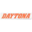 デイトナ(Daytona) バイク ステッカー ブランドロゴ DAYTONA 角型 250×50mm 白/オレンジ文字 21265