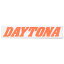 デイトナ(Daytona) バイク ステッカー ブランドロゴ DAYTONA 角型 80×16mm 白/オレンジ文字 21271