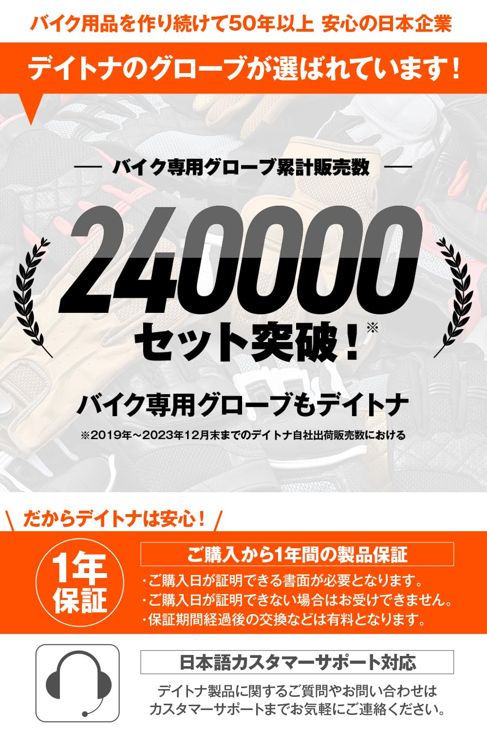 デイトナ(Daytona) バイク用 グローブ 春夏 手のひら本革(ヤギ革) スマホ対応 パン...