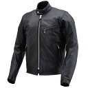デイトナ(Daytona) バイク用 レザー ジャケット 本革(撥水加工) 春秋冬 シングル ライダース 襟なし DL-001 ブラック XLサイズ(メンズ) 17809