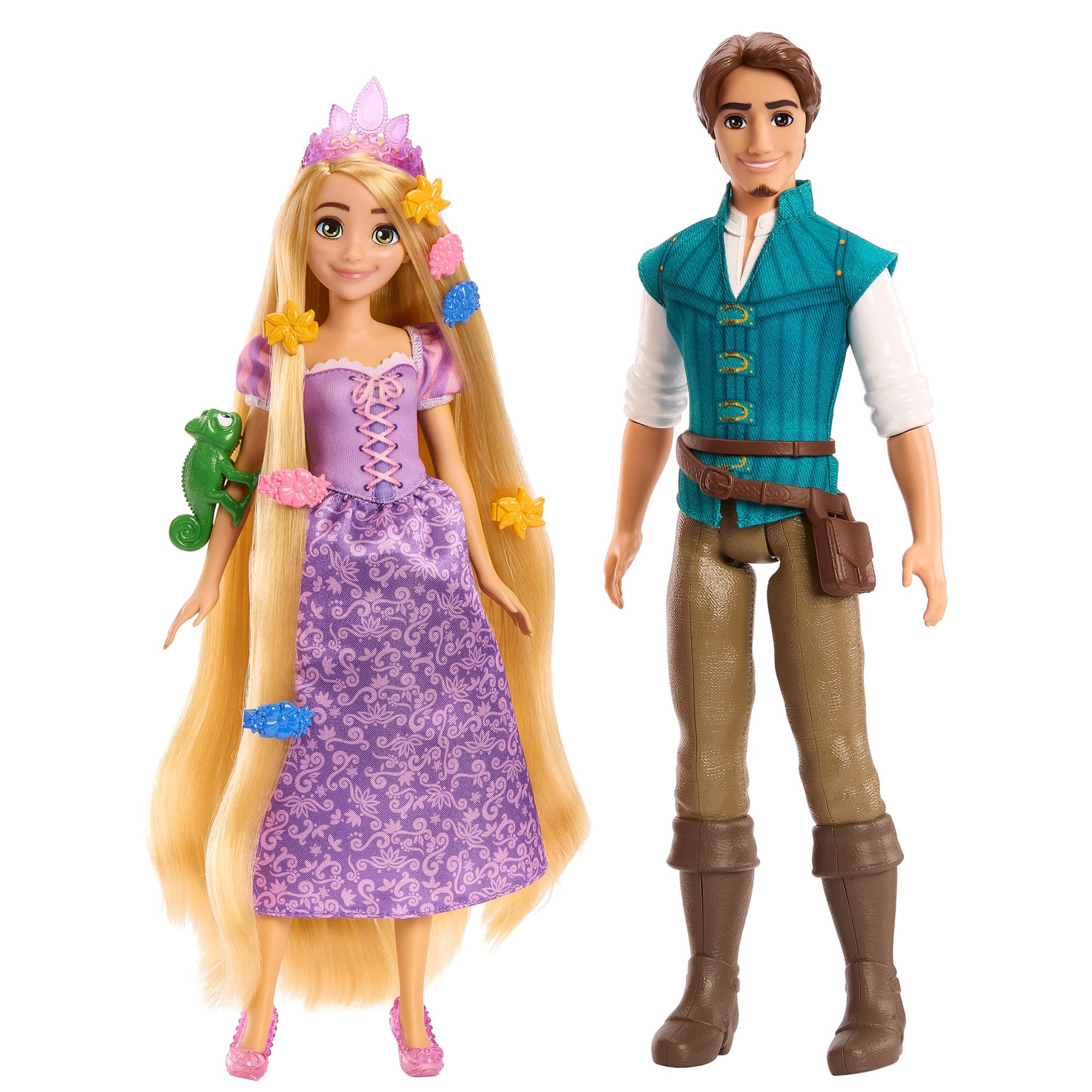 マテル(MATTEL) ディズニー（Disney）/ディズニープリンセス（Disney Princess）ラプンツェル／フリン・ライダー（アドベンチャーセット）ドール2体ラプンツェル／フリン・ライダー（アドベンチャーセット）ドール2体ディズニー100周年セレブレーション着せ替え人形3才~HLW39