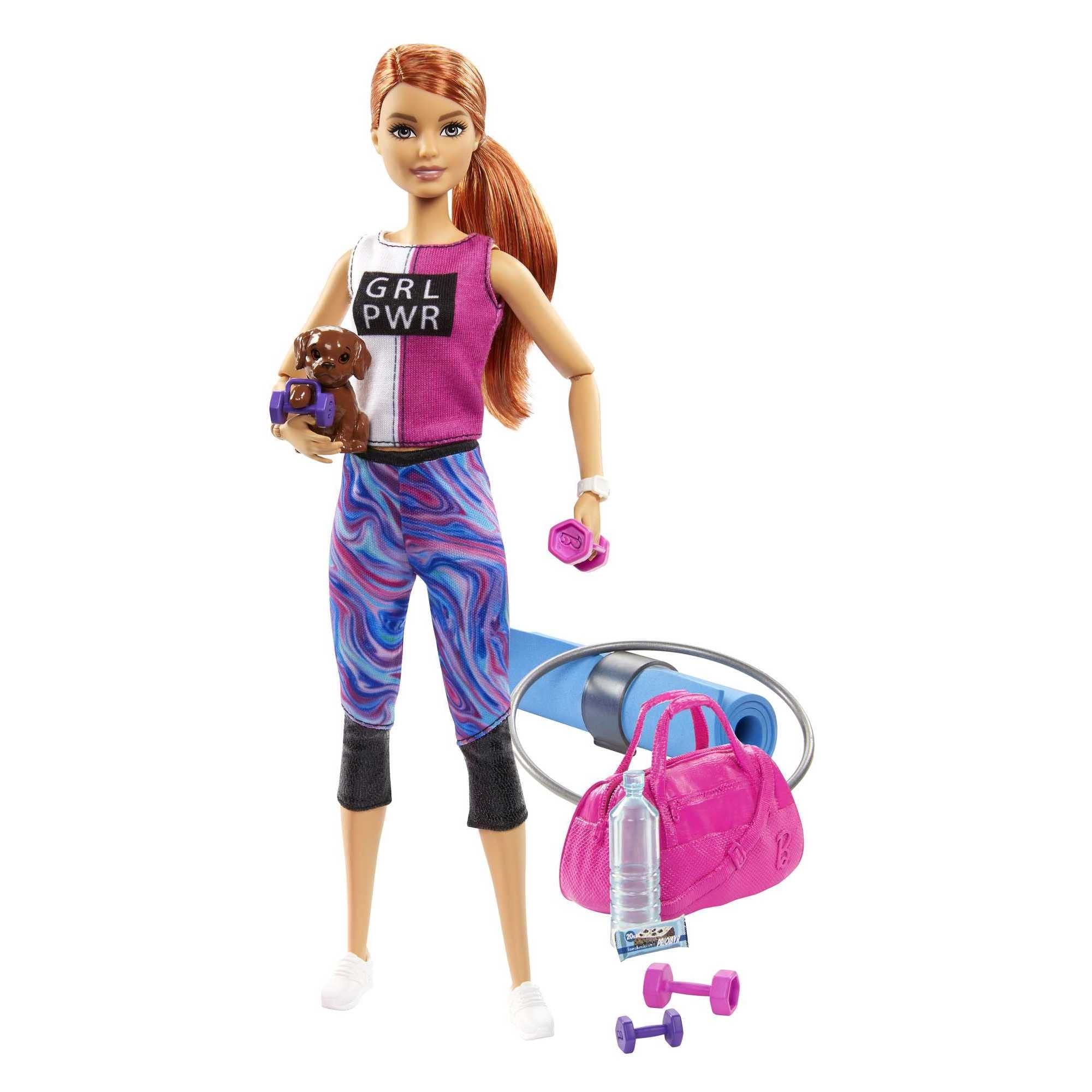 バービー Barbie ファッションビューティ バービー フィットネスセット 着せ替え人形ドール アクセサリーセット 3歳~GJG57