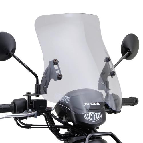 デイトナ(Daytona) バイク用 スクリーン クランプバー付き クロスカブ110(22)専用 ウインドシールド RSシリーズ ロング クリアー 31453