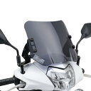 デイトナ(Daytona) バイク用 スクリーン クランプバー付き リード125(13-23)専用 ウインドシールド SSシリーズ ショート スモーク 37044