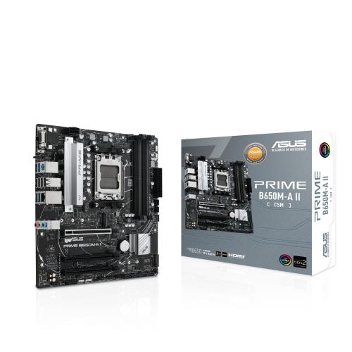 ASUS AMD B650 搭載 Socket AM5 対応 Micro-ATX マザーボード/PRIME B650M-A II-CSM 国内正規代理店品