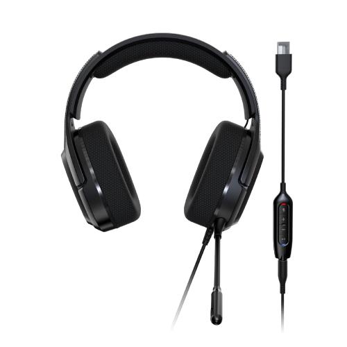 Predator Galea 365 ゲーミングヘッドセット 7.1ch サラウンドサウンド 有線 ステレオミニジャック接続 USB接続 全指向性 ノイズキャンセリング オーディオコントロールボックス 着脱式マイク PC iOS Android PS4 PS5 Switch Xbox PHW210