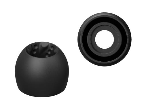 JVCケンウッド Victor EP-FX12MS-B イヤーピース スパイラルドットPro 4個入り MSサイズ 音質向上 高遮音性 シリコン素材 ブラック EP-FX12のサムネイル