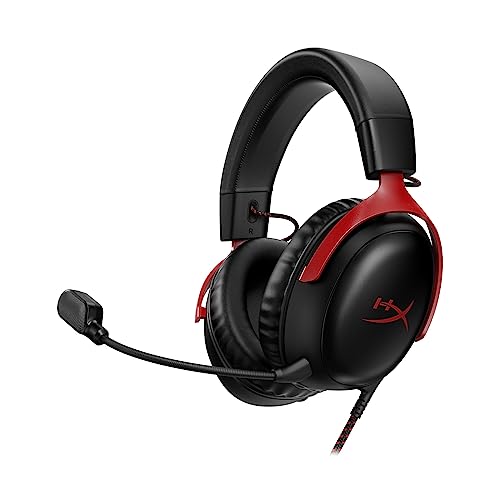 ハイパーエックス(HyperX) HyperX Cloud III  ゲーミングヘッドセット DTS Headphone:X空間オーディオ 53mm...