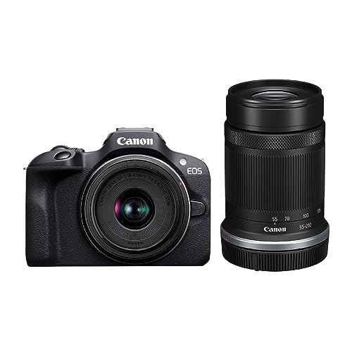 Canon ߥ顼쥹㥫 EOS R100 ֥륺७å(RF-S18-45+RF-S55-210) ֥å/APS-C/...