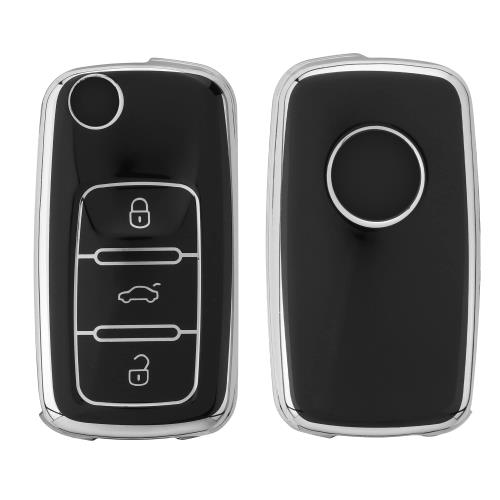 kwmobile б: VW Skoda Seat 3-ܥ ֤Υ  - С С TPU ž夲 - ...