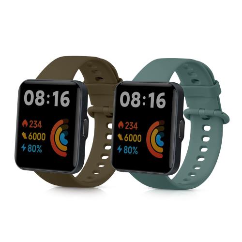 [kwmobile] 2x 򴹥٥ б: Xiaomi Redmi Watch 2 Lite Х - ꥳХ ե TP...