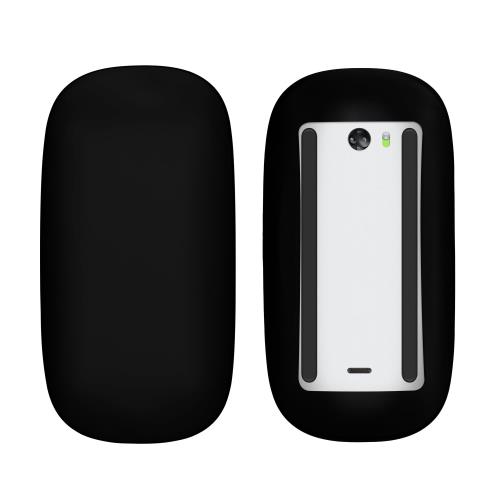 Rakuten - kwmobile プロテクター 対応: Apple Magic Mouse 1 / 2 カバー - マウスケース 傷 埃よけ シリコン 黒色マット