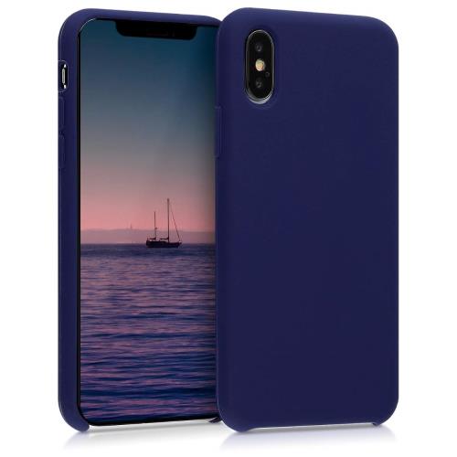 kwmobile スマホケース 対応: Apple iPhone XS ケース - TPU リキッド シリコン カバー - 耐衝撃 傷防止 サラサラ Case