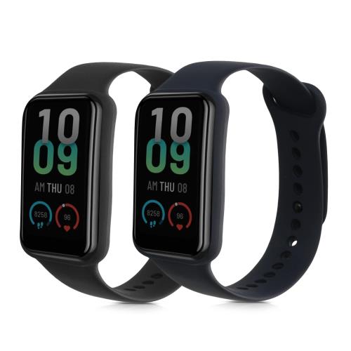 [kwmobile] 2x 򴹥٥ б: Amazfit Band 7 Х - ꥳХ ե TPU ѵ /
