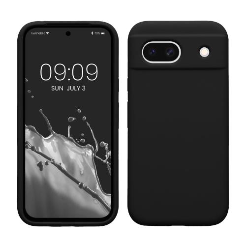 kwmobile スマホケース 対応: Google Pixel 8a ケース - TPU リキッド シリコン カバー - 耐衝撃 傷防止 サラサラ Case