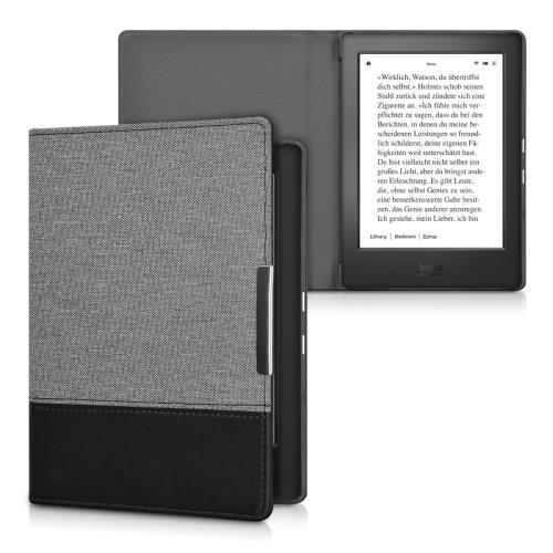 楽天FIDELAkwmobile 対応: Kobo Aura H2O Edition 1 ケース - キャンバス 電子書籍カバー - オートスリープ reader 保護ケース