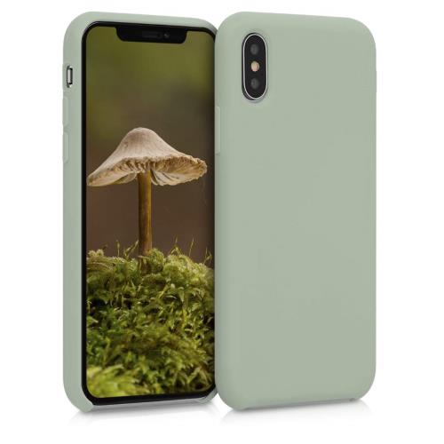 kwmobile スマホケース 対応: Apple iPhone XS ケース - TPU リキッド シリコン カバー - 耐衝撃 傷防止 サラサラ Case