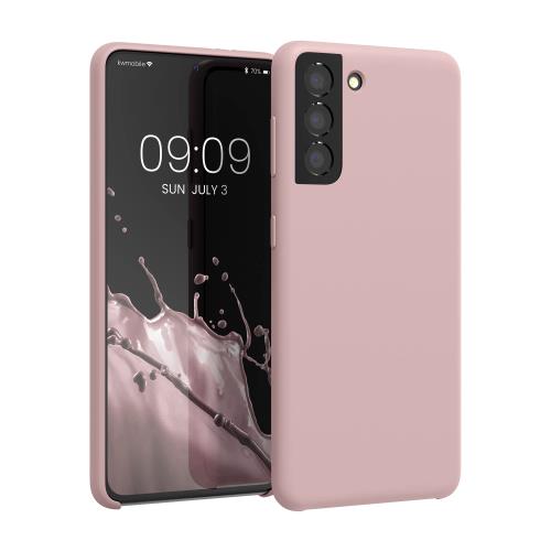 kwmobile スマホケース 対応: Samsung Galaxy S21 ケース - TPU リキッド シリコン カバー - 耐衝撃 傷防止 サラサラ Case