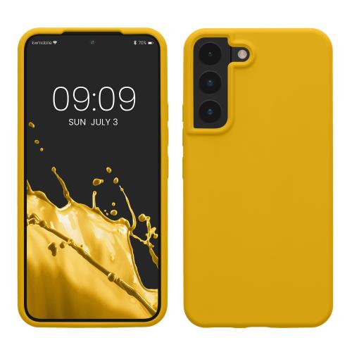 kwmobile スマホケース 対応: Samsung Galaxy S22 ケース - TPU リキッド シリコン カバー - 耐衝撃 傷防止 サラサラ Case