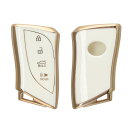 kwmobile 対応: レクサス UX200 UX250h UX300e スマートリモートキー キーケース - キーカバー 鍵カバー TPU 光沢仕上げ - ...