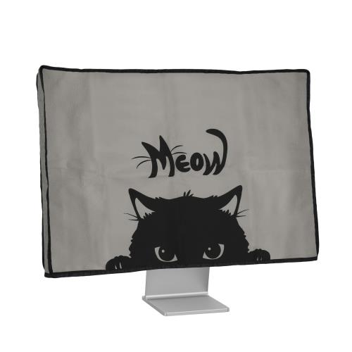 kwmobile 対応: 31-32モニター モニターカバー - PC 画面 ディスプレイカバー - パソコン ホコリ 傷 日..