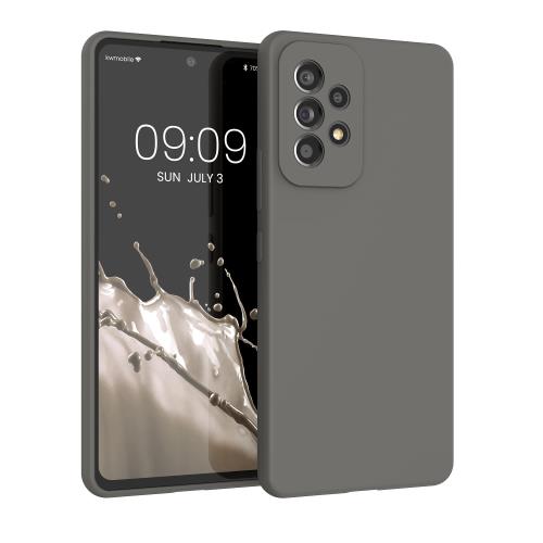 kwmobile スマホケース 対応: Samsung Galaxy A53 5G ケース - TPU リキッド シリコン カバー - 耐衝撃 傷防止 サラサラ Case