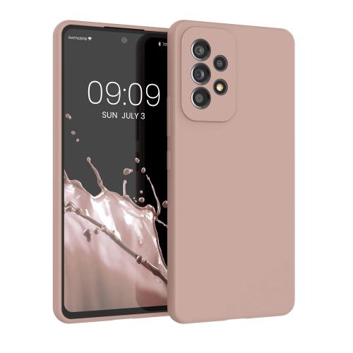 kwmobile スマホケース 対応: Samsung Galaxy A53 5G ケース - TPU リキッド シリコン カバー - 耐衝撃 傷防止 サラサラ Case