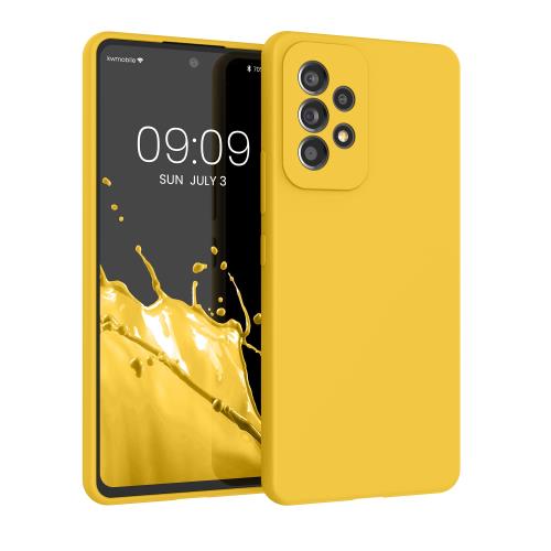 kwmobile スマホケース 対応: Samsung Galaxy A53 5G ケース - TPU リキッド シリコン カバー - 耐衝撃 傷防止 サラサラ Case