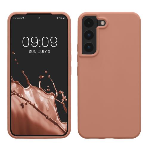 kwmobile スマホケース 対応: Samsung Galaxy S22 ケース - TPU リキッド シリコン カバー - 耐衝撃 傷防止 サラサラ Case