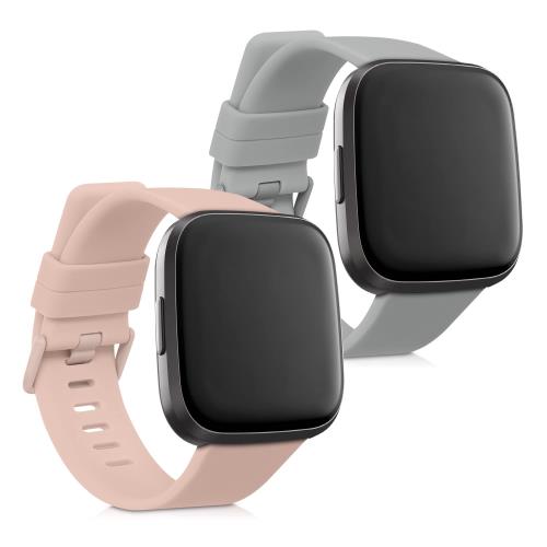 2x 򴹥٥ б: Fitbit Versa/Versa Lite/Versa 2 Х - ꥳХ ե TPU ѵ...