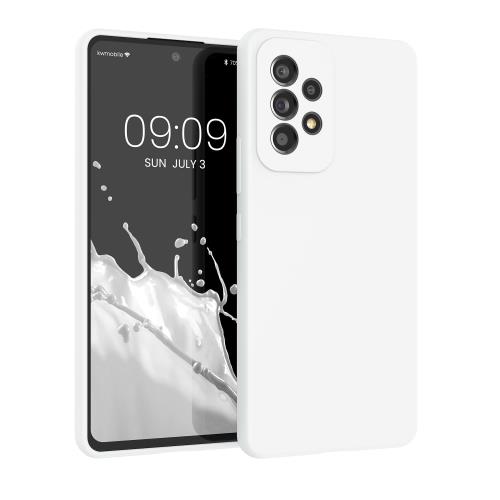 kwmobile スマホケース 対応: Samsung Galaxy A53 5G ケース - TPU リキッド シリコン カバー - 耐衝撃 傷防止 サラサラ Case