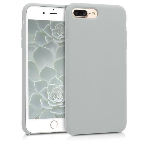 kwmobile スマホケース 対応: Apple iPhone 7 Plus/iPhone 8 Plus ケース - TPU リキッド シリコン カバー - 耐衝撃 傷防止 サラサラ Case