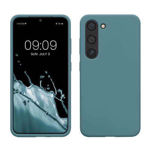 kwmobile スマホケース 対応: Samsung Galaxy S23 ケース - TPU リキッド シリコン カバー - 耐衝撃 傷防止 サラサラ Case