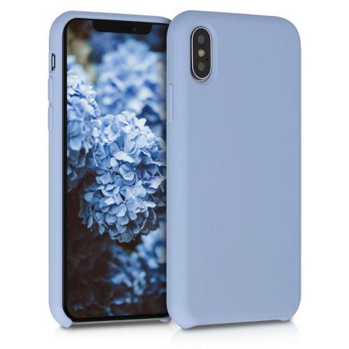 kwmobile スマホケース 対応: Apple iPhone XS ケース - TPU リキッド シリコン カバー - 耐衝撃 傷防止 サラサラ Case