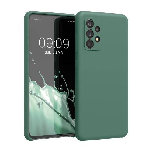 kwmobile スマホケース 対応: Samsung Galaxy A52 / A52 5G / A52s 5G ケース - TPU リキッド シリコン カバー - 耐衝撃 傷防止 サラサラ Case