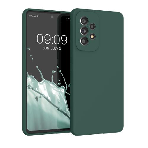 kwmobile スマホケース 対応: Samsung Galaxy A53 5G ケース - TPU リキッド シリコン カバー - 耐衝撃 傷防止 サラサラ Case